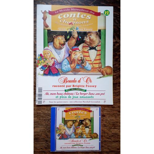 Boucle D'or Vol.12 (Livre + Cd) Le Monde Merveilleux Des Contes Et Chansons