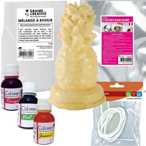Kit De Fabrication Bougies Ananas