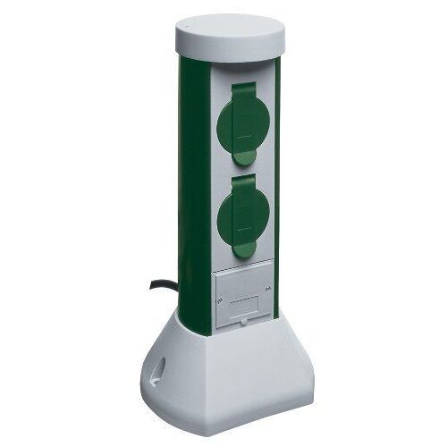 REV Ritter 0068200021 GC Multiprise verticale double, câble 2 m