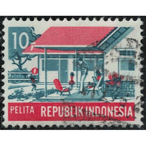 Indonésie 1969 Oblitéré Used Pelita Bien Être Familial Conditions De Vie Y&t Id 574 Su