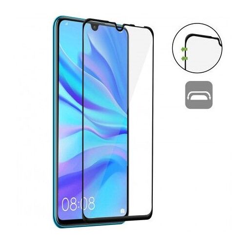 Film Verre Trempé Pour Huawei P30 Lite Intégral Incurvé Noir