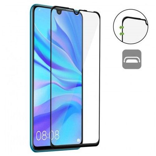 Film Verre Trempé Pour Huawei P30 Lite Intégral Incurvé Noir