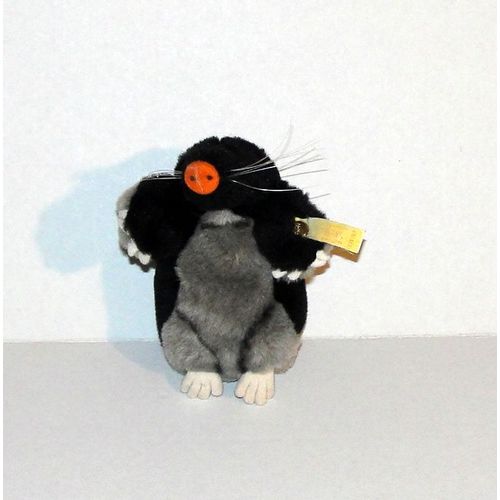 Taupe Steiff Peluche Doudou Taupe Nez Rouge 11 Cm