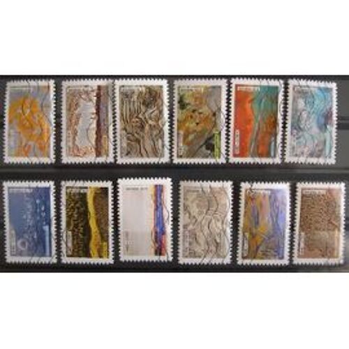 12 Timbres De La Collection 2018 La Nature