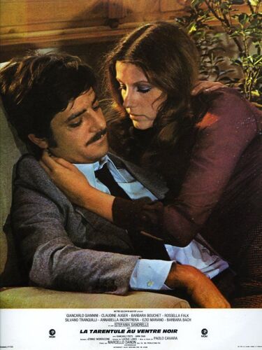 La Tarentule Au Ventre Noir - La Tarantola Dal Ventre Nero: Photo D'exploitation Cinématographique - Format 23x29 Cm - De Paolo Cavara Avec Giancarlo Giannini, Barbara Bouchet, Stefania Sandrelli 1971