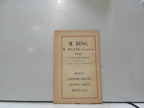 M. Bing, R. Haase, Successeur