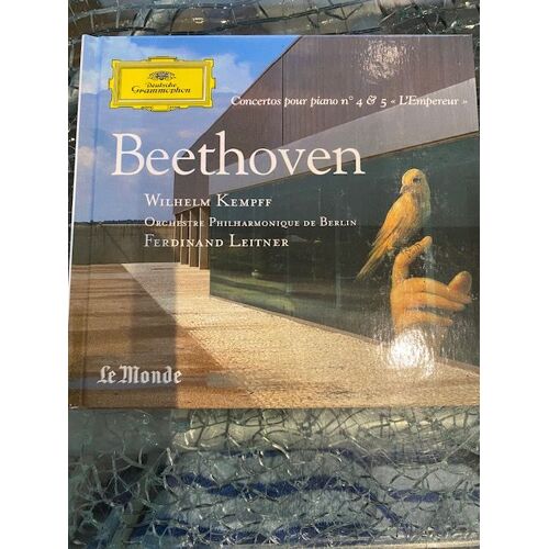 Beethoven Par Kempff Leitner Concerto Pour Piano N°4 Et 5 L'empereur