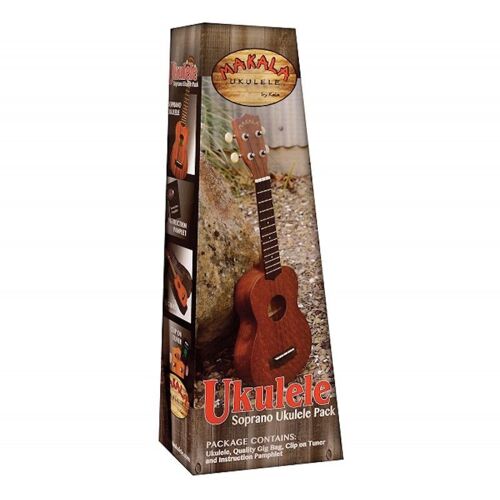 Pack Kala Makala Mk-S - Ukulele Soprano (+ Housse + Accordeur + Livret)