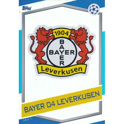 Carte Topps Match Attax - Embleme Bayer Leverkusen - Lev 1 - Champions League 2016/2017 -