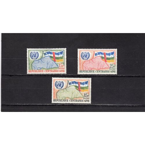 Timbres-Poste De République Centrafricaine (Admission Aux Nations-Unies)