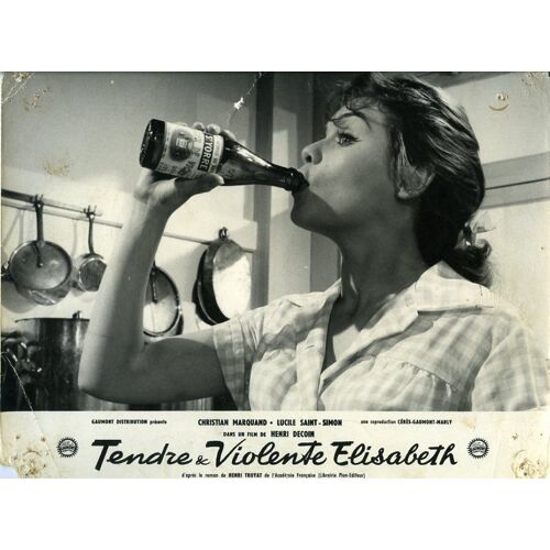 Lucile Saint-Simon - Tendre &/Et Violente Elisabeth : Photo Cartonnée D'exploitation Cinématographique - Format 23.5x29 Cm - De Henri Decoin - 1960