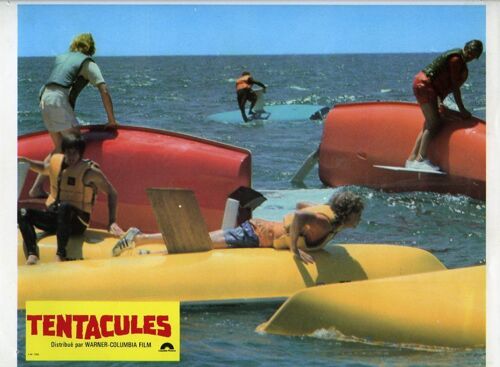 Tentacules - Tentacoli : Jeu De 16 Photos D'exploitation Cinématographique - Format 23.5x29.5 Cm - De Ovidio G. Assonitis (Oliver Hellman) Avec John Huston, Shelley Winters, Bo Hopkins - 1977