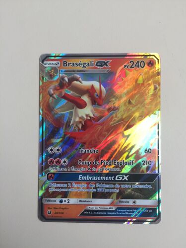 Carte Pokémon Braségali Gx 28/168