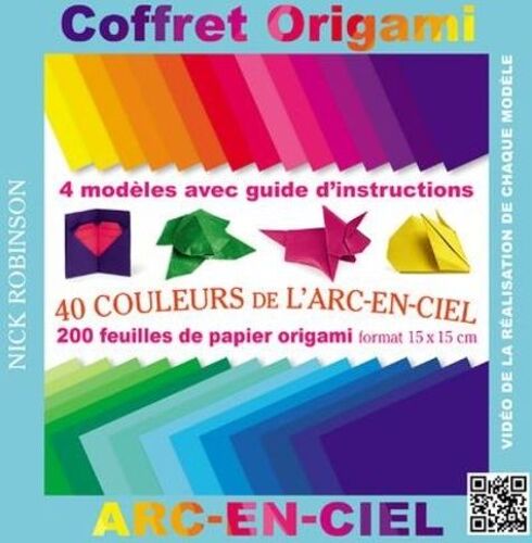 Coffret Origami Arc En Ciel