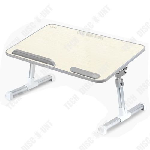 Td® Bureau Pliant Réglable Dortoir Ordinateur Portable Dortoir Étudiant Avec Table D'étude Paresseuse Antidérapant Facile À Ranger