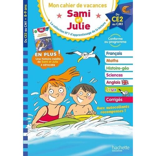 Mon Cahier De Vacances Sami Et Julie Du Ce2 Au Cm1 - Edition 2022