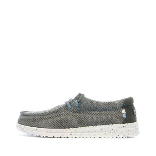 Chaussures Grise/bleu Garçon Hey Dude Wally Youth
