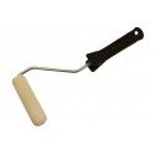 Mini rouleau laqueur peinture manche + manchon velours largeur 100mm
