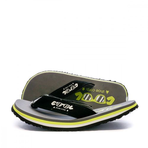 Tongs Grise Et Verte Garçon Cool Shoe Os Boy