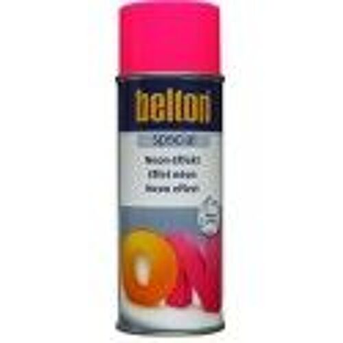 Aérosol peinture fluorescente rose fluo 400ml BELTON