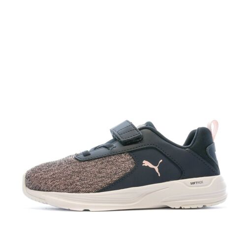 Baskets Noire/rose Fille Puma Ps Comet