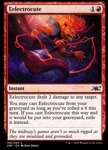 Eelectrocute - Magic - Unfinity Vo - C - 106/244