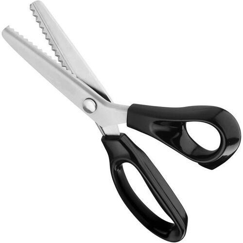 Ciseaux Couture,Ciseaux Crantés En Acier Inoxydable,Ciseaux À Denteler De Qualité Professionnelle,Pour Vêtements,Jeans,Cuir,Papier