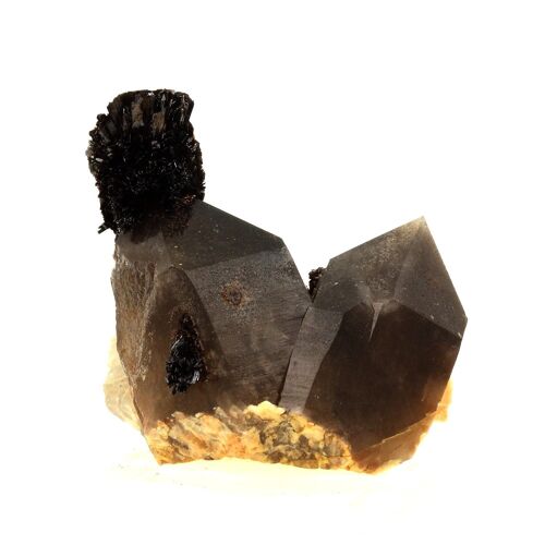 Goethite, Quartz Fumé. 514.2 Ct. Lakeview Load Claim, Park Co., Colorado, Usa.