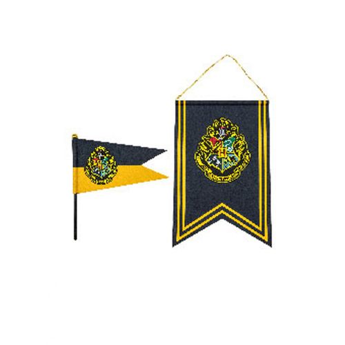 Bannière Et Drapeau Poudlard Harry Potter Taille Unique