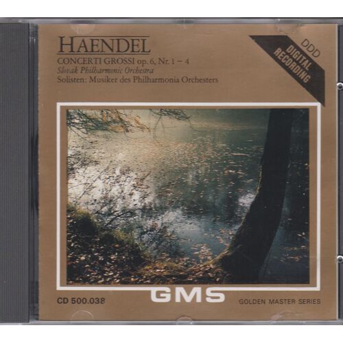C D Haendel Concerti Grossi Op.6, Nr 1-4 Slovak Philharmonic Orchestra