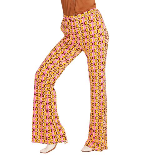 Pantalon Groovy Disco Années 70 Femme L / Xl
