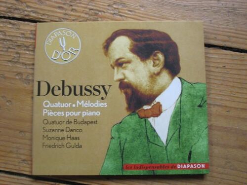 Claude Debussy Quatuor De Budapest Enr 1957 Stéréo Louÿs Verlaine Tristan L'hermite Par Suzanne Danco Soprano Guido Agosti Piano Enr 1950 Et 1954 Monique Haas Enr 1957 Friedrich Gulda Enr 1957