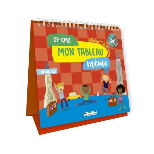 Mon Tableau Mémo Anglais Cp-Cm2 - Tout Ce Qu'il Faut Savoir - Edition 2018