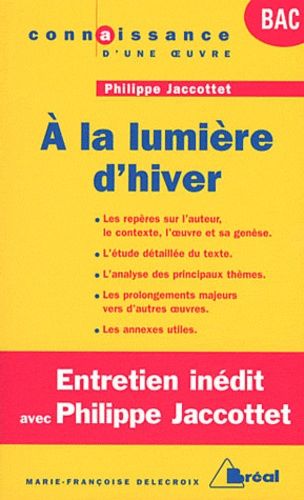 A La Lumière D'hiver - Philippe Jaccottet