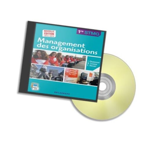 Management Des Organisations 1ere Stmg - Prof (1 Cd-Rom)