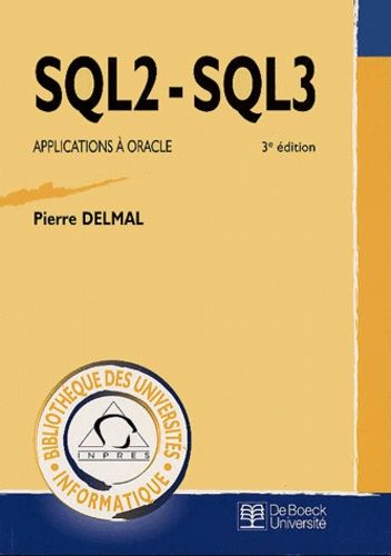 Sql2 - Sql3 - Applications A Oracle, 3eme Edition