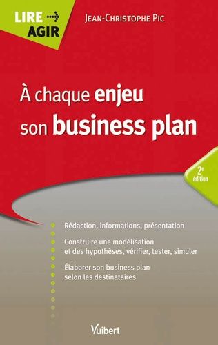 A Chaque Enjeu Son Business Plan
