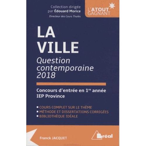 La Ville, Thème Iep Sciences Po 1re Année