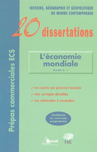 Les Mutations De L'économie Mondiale Du Début Du Xxe Siècle Aux Années Soixante-Dix - L'économie Mondiale, Module 1