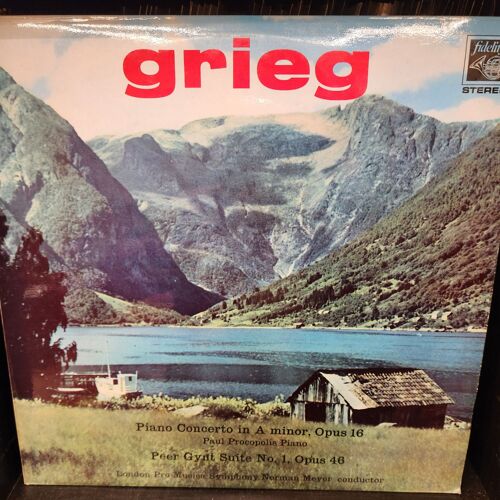 Grieg Piano Concrto In A Minor Peer Gynt N°1 Paul Procopolis /Norman Meyer