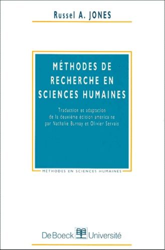 Méthodes De Recherche En Sciences Humaines