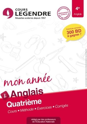 Anglais 4e - Cours, Méthode, Exercices, Corrigés