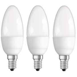 Pack 3 Ampoules Osram Led Flamme E14 40w