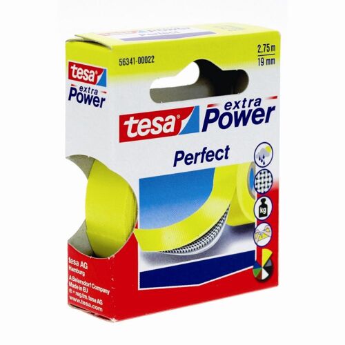Adhésif toilé Tesa REPARER super résistant jaune 2,75m