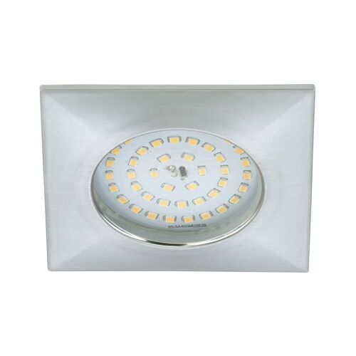 Spot LED Encastrable Fixe BRILONER Module 12W Ip44 Clii Alu Carré