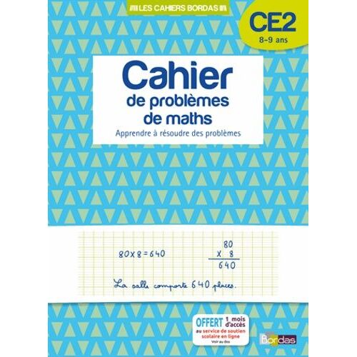 Cahier De Problèmes De Maths Ce2 8-9 Ans - Apprendre À Résoudre Des Problèmes