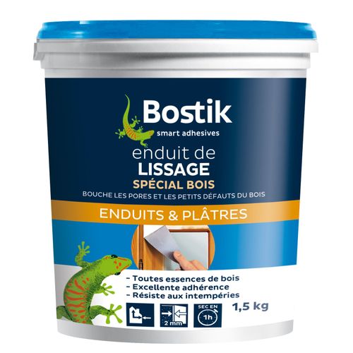 Enduit BOSTIK De Lissage Ext Bois 1.5KG