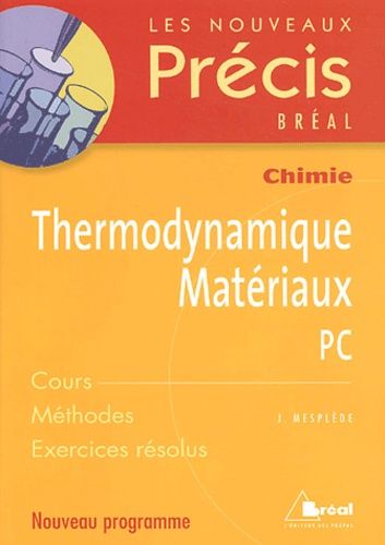Thermodynamique-Matériaux Pc