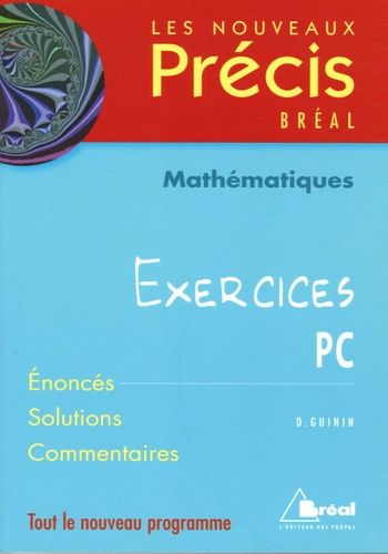 Mathématiques Exercices Pc