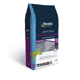 Joint de carrelage flex souple et large chocolat Bostik 5 kg